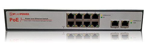 Switch Power 8 Ethernet Port, Poe Switch 8 Port 2 Uplink
