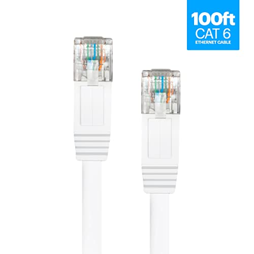 Cat6e 100ft Ethernet Cable for PoE Security Cameras